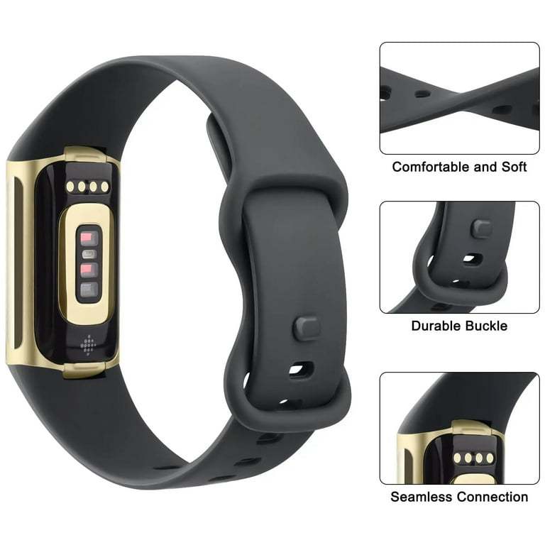 BXUXOHS Band Compatible with Fitbit Charge 5 Bands Women Men