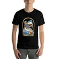 thumbnail image 4 of T-Shirt Featuring Funny Shark & Diver “Stay Positive” Design, 4 of 11