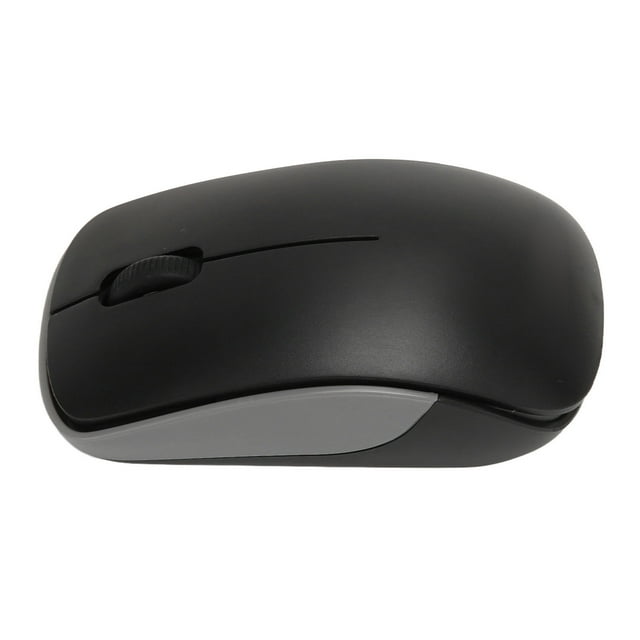 Cordless Mouse, ABS Ergonomic Mouse Portable 1200 DPI Mini Size Comfortable Using Easy To Use For Travel For Home Black