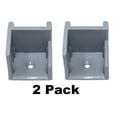 thumbnail image 2 of Left Hand Hinge Pontoon Door Stop 2 Pack Grey, 2 of 7