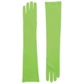 thumbnail image 2 of GLOVES-LONG NYLON GREEN, 2 of 2