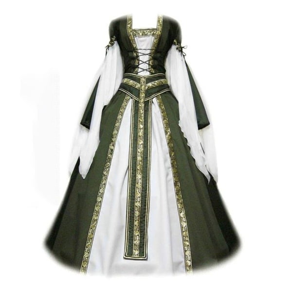 Lovaru Women Princess Dress Medieval Renaissance Cosplay Vintage Dress Walmart Com Walmart Com