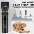 thumbnail image 5 of Solimpia Dog Clipper, LCD Display Dog Grooming Kit, Quiet Cordless Electric Shaver for Dogs, Cats, and Pets, 5 of 9