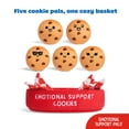 thumbnail image 3 of Emotional Support Pals Cookies, 5 Food Cookie Plush Toys with Carrying Basket, 3 of 7