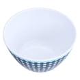 thumbnail image 4 of Salad Bowl Thickened Snack Dessert Cake Bowl Beautiful Practical Dinnerware for Baking Table Decoration Blue Grid Bowl, 4 of 7