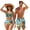 Beach Capybara Palm, variant on Hawaiian Beach Skeleton Matching Swimsuits for Couples Womens 2 Piece Bikini Sets Sexy Cross Front Mens Swimming Trunk with Pocket Couples Matching Bathing Suits Family Swimwear