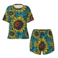 thumbnail image 4 of Xecao Sunflowers print Swimsuit for women, Summer-ready, sporty style.Quick-dry fabric. Many sizes & colors., 4 of 9