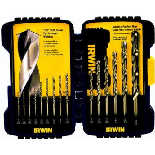 IRWIN Drill Bit Set, Cobalt, 15Piece (316015)