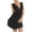 Black, variant on JFHHQ Mid-Calf Solid Dress Women's Bodycon Maxi Dress with Spaghetti Straps Low Cut Neckline and High Slit Backless Long Dress for Evening Clubwear L Black