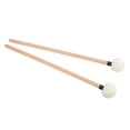 thumbnail image 2 of Maillet Tambour en Bois, 2 Pcs Maillet Tambour Accessoire Maillet Tamil Bâton Performance Finement Réglée, 2 of 14