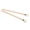 Black, variant on BIMZUC Drum Mallets Percussion Set 17.32 inches / 44 cm Maple Wood Handle with Medium Felt Head for Timpani and Marching Bands, 2 Pieces, Yellow