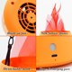 thumbnail image 4 of Halloween Pumpkin Flame Lamp Decoration Ornaments LED Simulation Fire Pot With Chain Bracket Two In One, 4 of 5