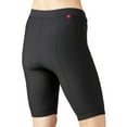 thumbnail image 3 of Terry Touring Bike Shorts Womens Padded 10 Inch Long Inseam  Cycling Shorts for Women Compression Pockets Leg Grippers, 3 of 8