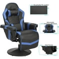thumbnail image 4 of LVUYOYO Ergonomic Video Game Chair with Massage and Footrest, Black & Red, 4 of 7