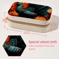 thumbnail image 5 of Thanksgiving Turkey Leaves Velvet Portable Decorative Box with Removable Compartment - Jewelry Stand, Necklace Organizer, and Gift, 5 of 7
