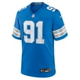 thumbnail image 2 of Men's Nike Levi Onwuzurike  Blue Detroit Lions Team Game Jersey, 2 of 6