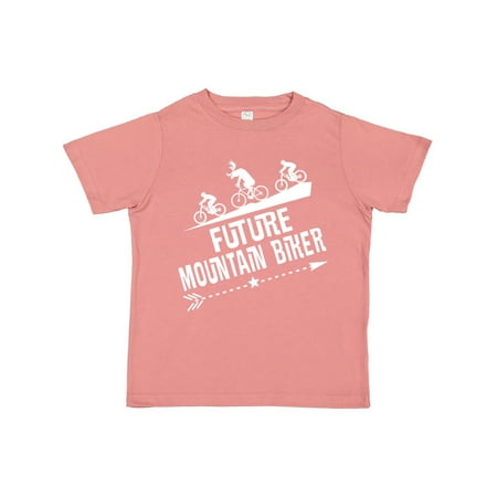 

Inktastic Future Mountain Biker Biking Gift Toddler Boy or Toddler Girl T-Shirt