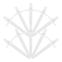 Soimiss 10Pcs White ABS Spool Pin Set for Brother Sewing Machine Reliable Thread Holder