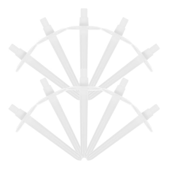 Soimiss 10Pcs White ABS Spool Pin Set for Brother Sewing Machine Reliable Thread Holder