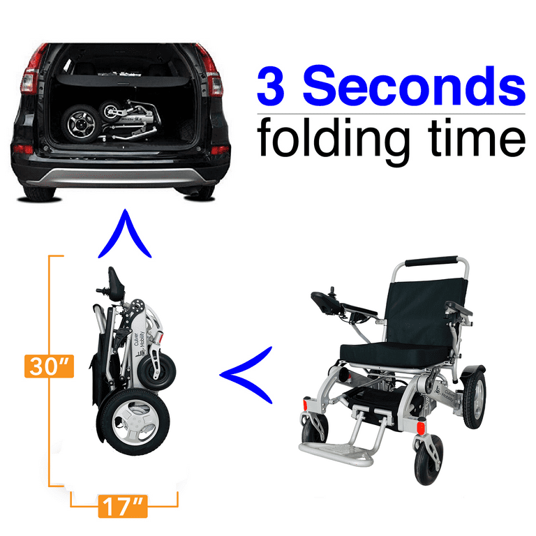 Culver-LEOPARD, Lightweight Foldable Electric Power Chair