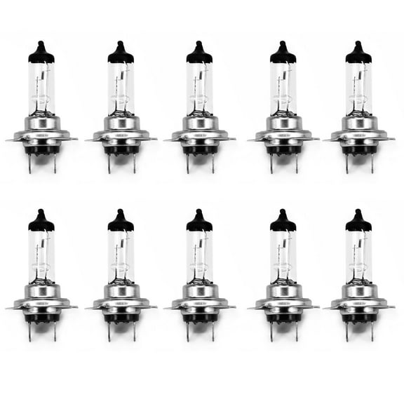 10PCS Car Halogen Bulbs Super Bright H7 12V 55W Xenon Fog Lamp Headlights Bulbs 4300k Halogen Headlights Car Accessories