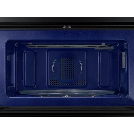 Samsung - 30" Microwave Combination Wall Oven with Steam Cook and WiFi - Black Stainless Steel