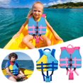 thumbnail image 1 of Jacenvly - Nueva decoración para el hogar, liquidación, chaleco salvavidas corto para deportes náuticos, rafting, natación, flotabilidad portátil para niños, ahorros de verano., 1 of 8