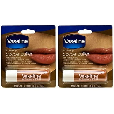 Pack of (2) Vaseline Lip Therapy Cocoa Butter