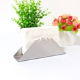 thumbnail image 5 of SSBSM Tissue Holder Vintage Snow Mountain Shape Stainless Steel Rustless Tissue Storage Rack for Canteen, 5 of 8