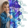 thumbnail image 3 of Blackout Kids Curtains,Blue Cartoon Winged Unicorn Moon Star Pattern Childrens Insulated Curtains Set Of 2,Bedroom Essentials,Toddler Room Decor 42"x84", 3 of 5