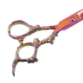 thumbnail image 6 of Unique Bargains Hair Scissors Hair Cutting Scissors Stainless Steel Razor Hair Trimming Scissors 6.5" Long Pink, 6 of 6