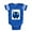 Royal Blue, variant on - Cute Element Cobalt Co - Cute Infant Baby Football Bodysuit