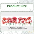 thumbnail image 2 of 46x15/116x38cm Large Floral Window Clings Double Sided Nature Flowers Window Decals Spring Window Stickers Non Adhesive Static Vinyl Film for Glass Sliding Door Prevent Bird Strikes Making DIY, 2 of 7