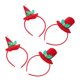 thumbnail image 5 of 4pcs Navidad Mini sombrero Decoración Diseño de cabello Hoops Elementos de Navidad Diseño Decoraciones para el cabello, 5 of 5