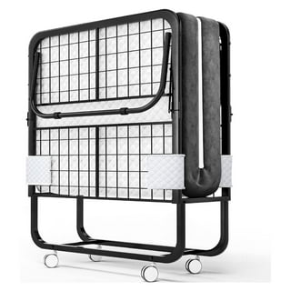 Smile back folding bed rollaway bed with mattress 2024 for adults fold foldable guest beds portable beds twin
