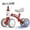 Red, variant on JoyStone Colorful Lighting Baby Balance Bike, No Pedal 4 Silence Wheels & Soft Seat, Adjustable Handlebar Seat, Toys for 1 Year Old Boy Girls Gifts, Blue
