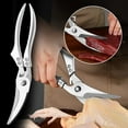 thumbnail image 1 of Ciseaux Robustes, Ciseaux de Cuisine Robustes, Ciseaux en Acier Inoxydable pour Couper les Os, Ciseaux de Cuisine Multifonctions pour Poisson et Poulet, Ciseaux Robustes, 1 of 9
