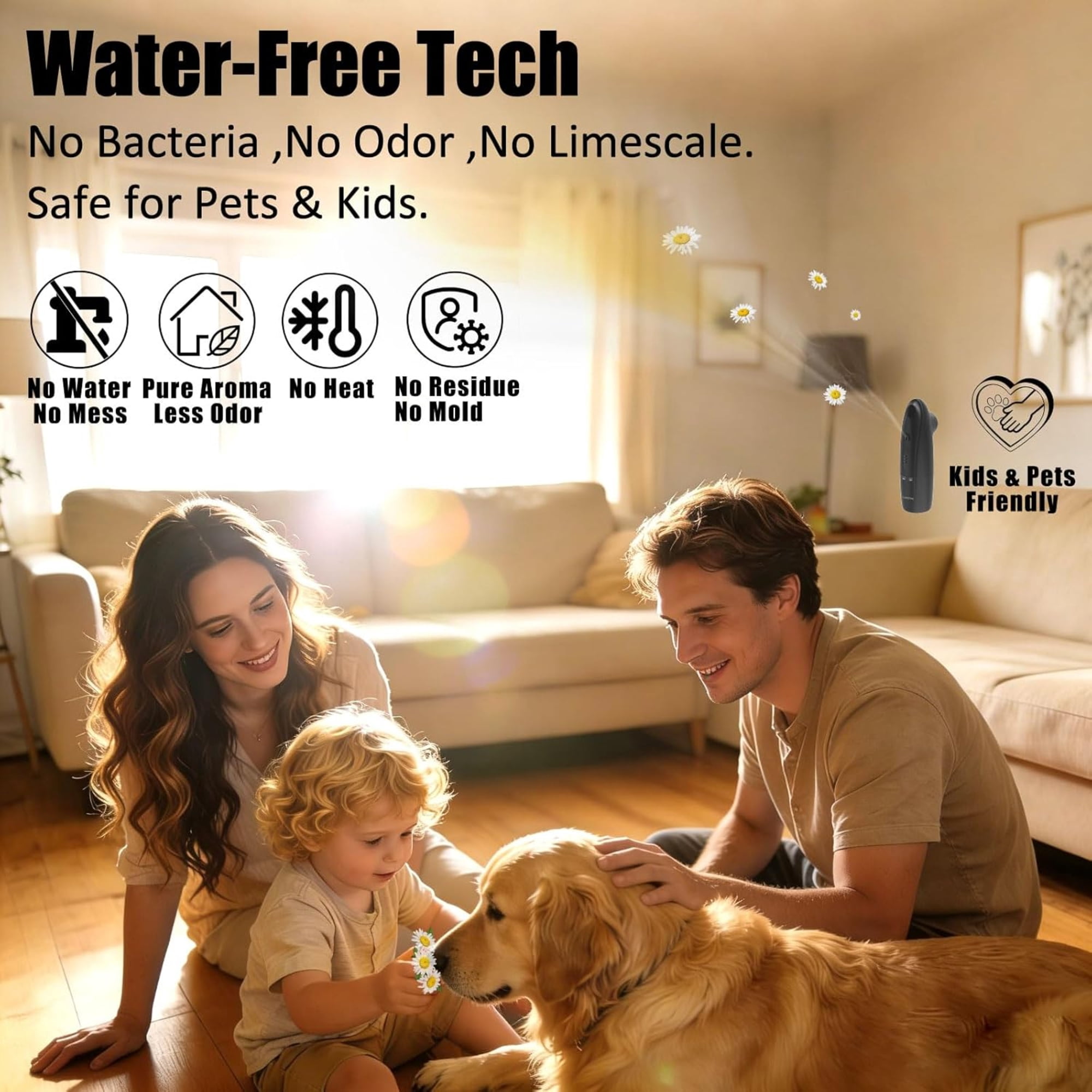 Lumecove AE20W Home Use Scent Diffuser Plug-In, Silent, Waterless