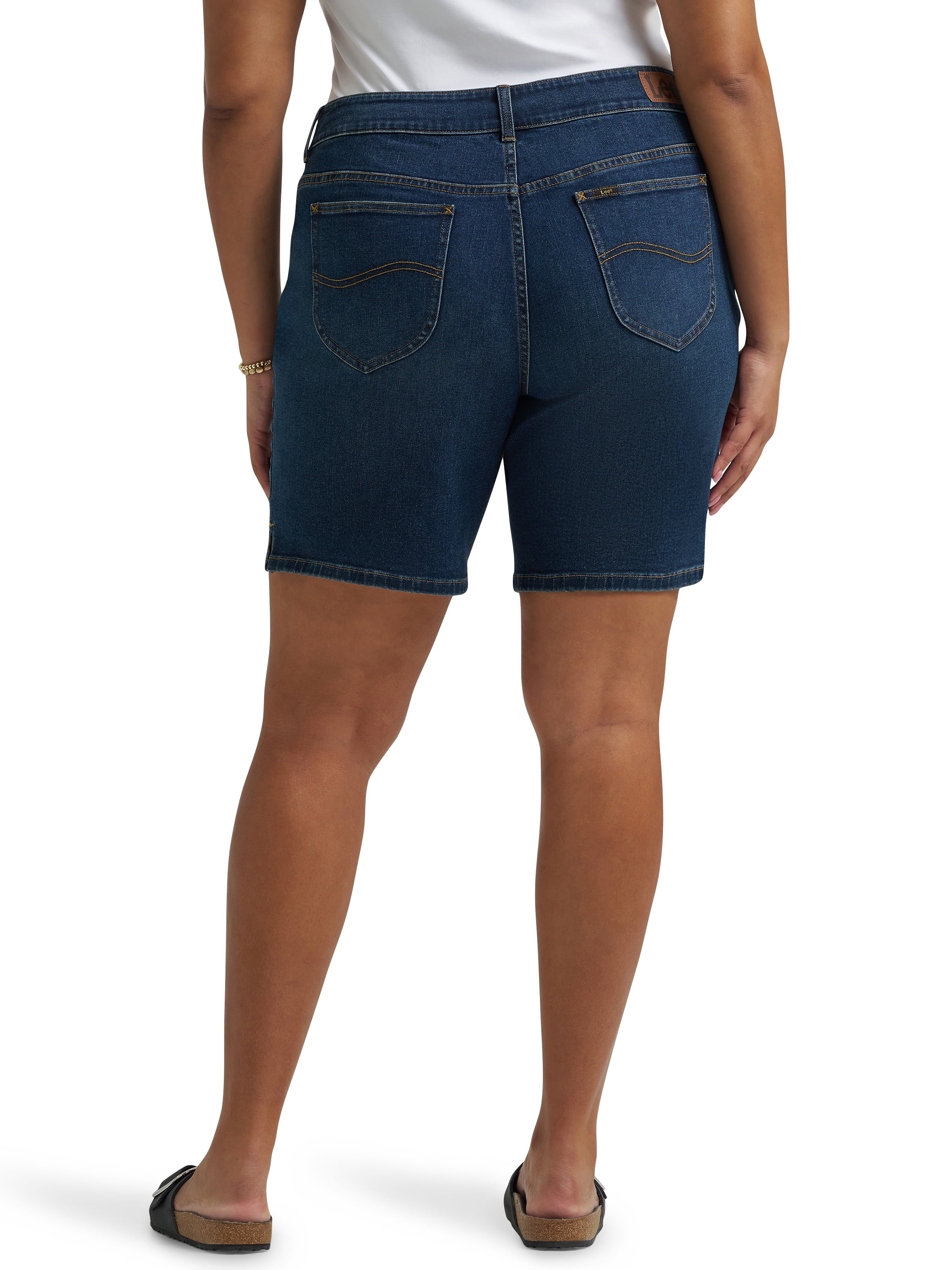 Lee® Women's Plus Mid Rise Bermuda Short, Sizes 16W-26W