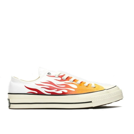 

Converse Chuck 70 Low Top Unisex/Adult shoe size Men 11.5/Women 13.5 Casual 165029C WhiteEnamel RedBold Mandarin