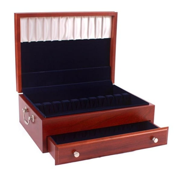 American Chest F01M Bounty One Drawer Flatware Chest- Mahogany