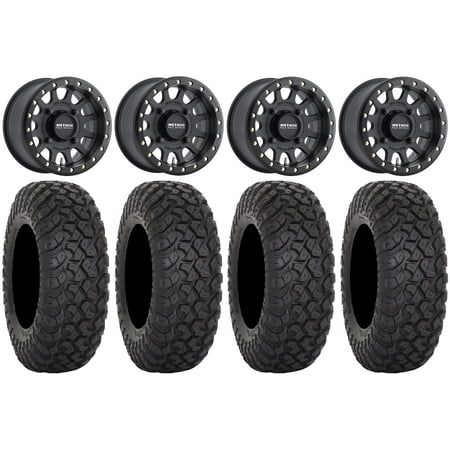 Method 401 Bdlk 15 Wheels Bk 4+3 33 RT320 Tires Can-Am Maverick X3 / Honda Pioneer 1000 / Talon Method 401 Bdlk 15 Wheels Bk 4+3 33 RT320 Tires Can-Am Maverick X3 / Honda Pioneer 1000 / Talon
