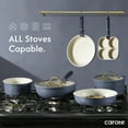 thumbnail image 3 of Carote 20 Pcs Nonstick Cookware Sets, Pots and Pans Set with Detachable Handle, Prussian Blue, 3 of 6
