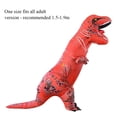 thumbnail image 2 of Traje inflable divertido de dinosaurio de Halloween Tyrannosaurus Rex Traje inflable de dinosaurio musculoso para montar, 2 of 5