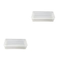 thumbnail image 1 of Inteprter Coin Storage Boxes Rectangular Plastic Specie Coins Shop Supplies Desktop Scratch-Resistance Container Home Holders Collectibles 2piezas, 1 of 6