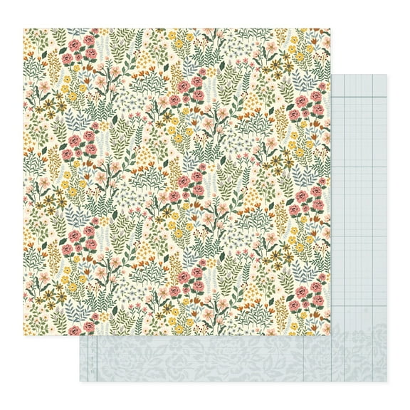 Maggie Holmes Forever Fields Double-Sided Cardstock 12"X12"-Flowering Fields