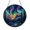 Acrylic 3.5 Inch, variant on Northern Lights Stained Glass Suncatcher, Aurora Sky Over Mountain Forest Window Hanging, Galaxy Night Nature Decor Art