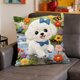 thumbnail image 4 of Uuiauoio Cute Animals Decorative Throw Pillow Cover , Animals Family Animals Outdoor Pillow Cases Square Standard Cushion Cover for Sofa Couch Bed Car 17.72x17.72 inch, 4 of 6