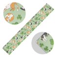 thumbnail image 5 of Yayeee Table Runner 70 inches Long for Home Kitchen Rectangle Dining Table Holiday Party Decoration, Cartoon Cat Clover Pattern, 5 of 7