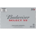 thumbnail image 7 of Budweiser Select 55 American Lager Beer 30 pack 12 fl oz Aluminum Cans 2.4% ABV, 7 of 7